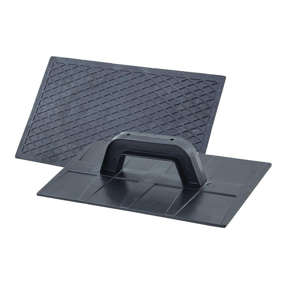 Desempenadeira Thompson Plastica Lisa Preta 18cmX30cm - Embalagem com 6 Unidades