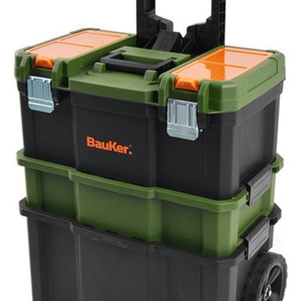 Carrinho Maleta Ferramentas 3 Em 1 Com Rodas - Profissional