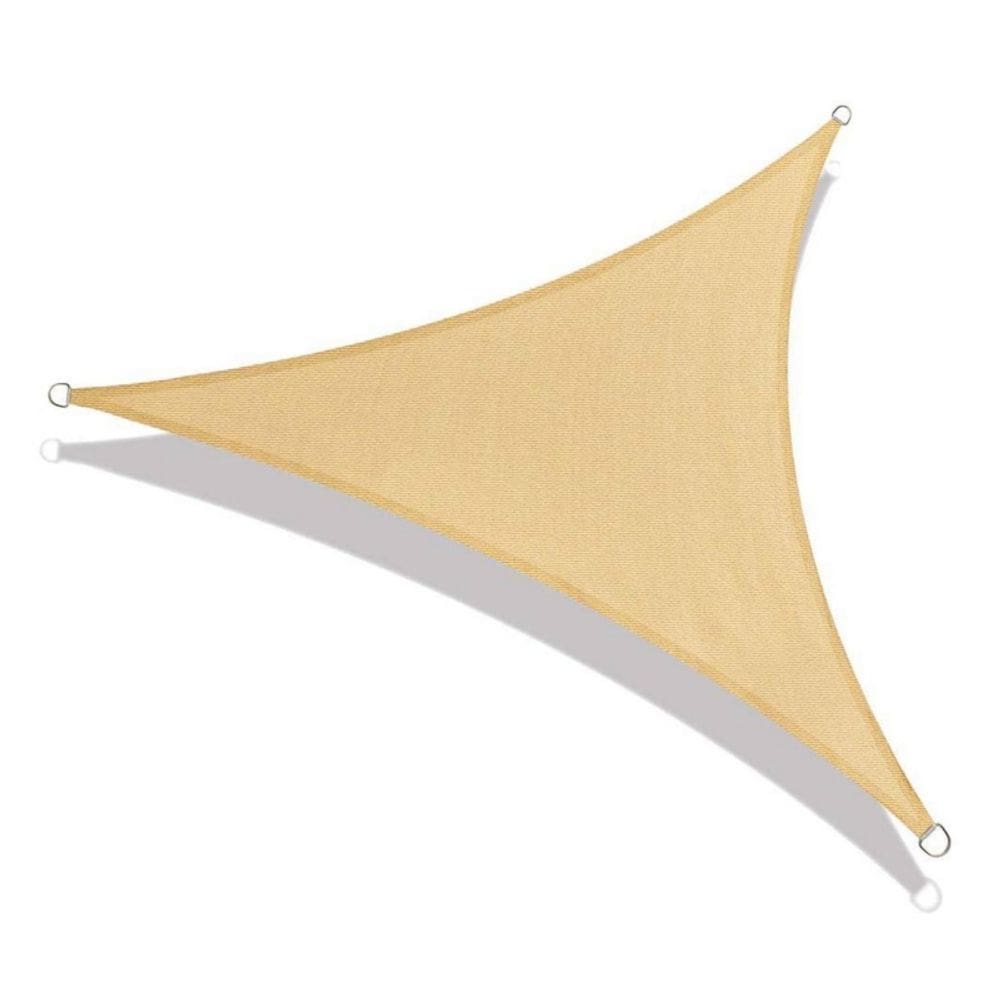 Toldo de sombra de vela triangular 3x3x3m branco impermeável