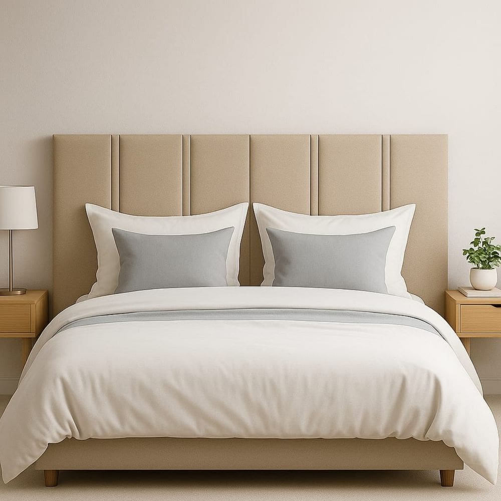 Cabeceira Duana Box Solteiro Estofada Dobrável com Fixação na Parede