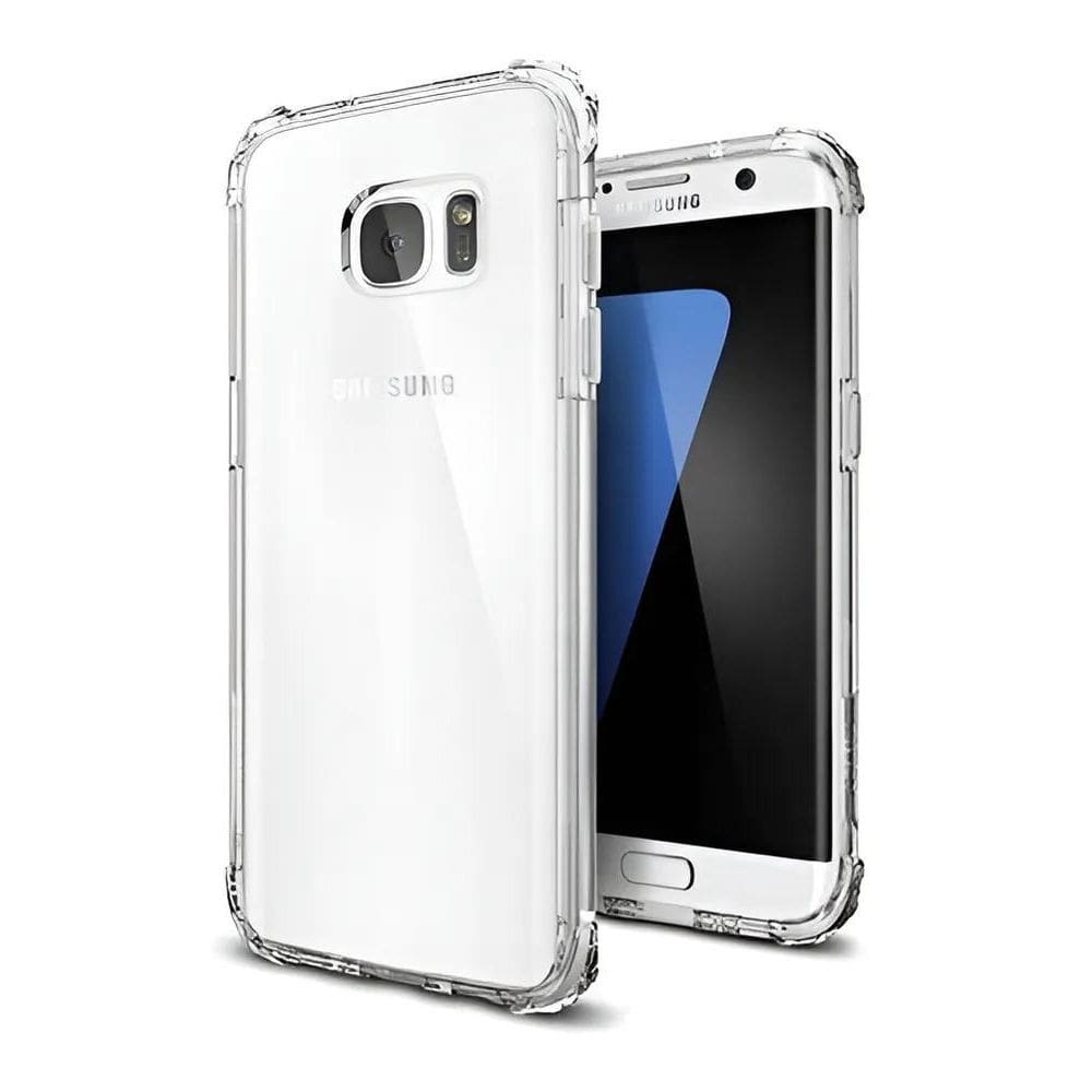 2X Capa Capinha Case Transparente Para Samsung Galaxy S7 E