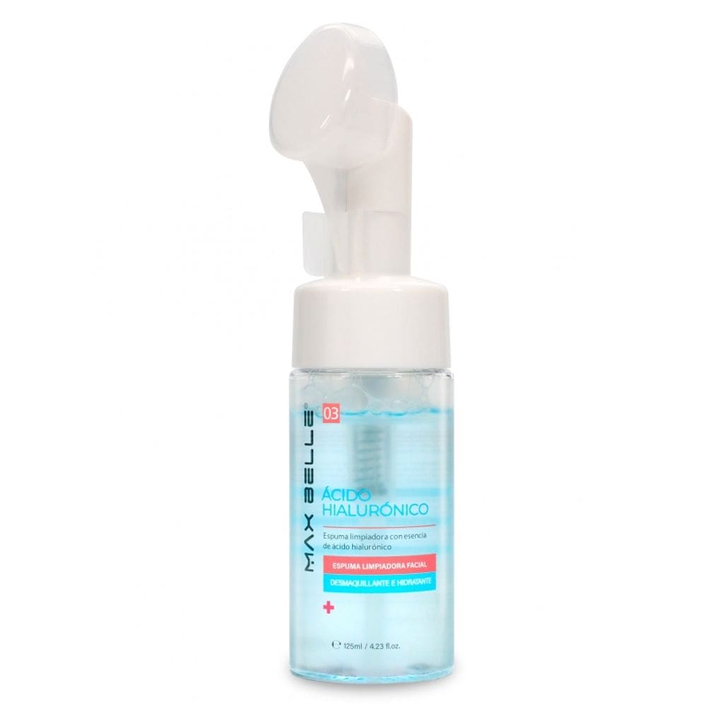 Espuma de limpeza MaxBelle® Ácido Hialurônico 125mL