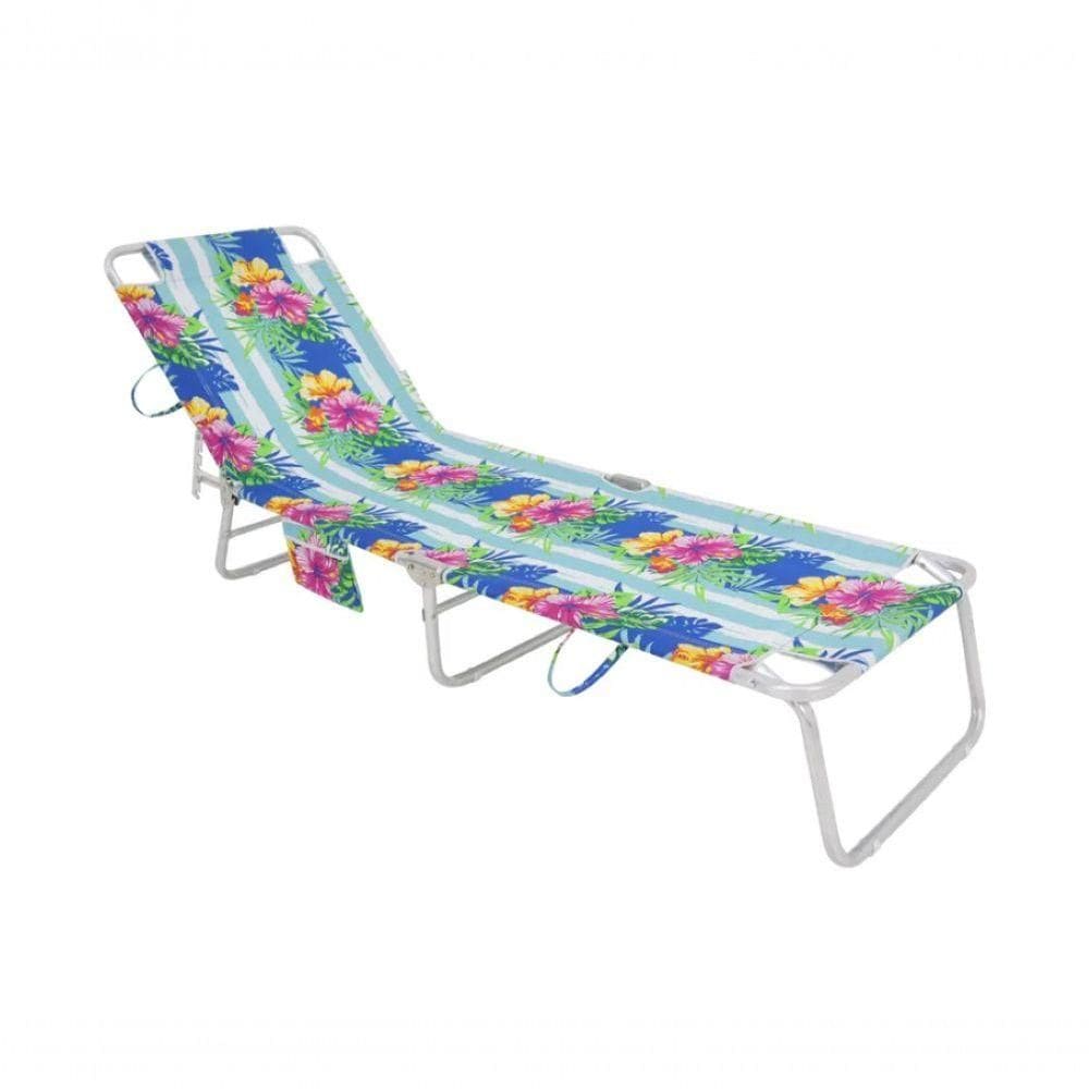 Cadeira Espreguicadeira Comfort Floral Bel