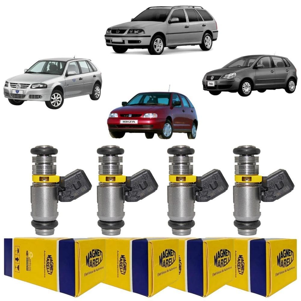 Kit Com 4 Bicos Injetores Parati 1.0 16V 97/2001- Iwp041
