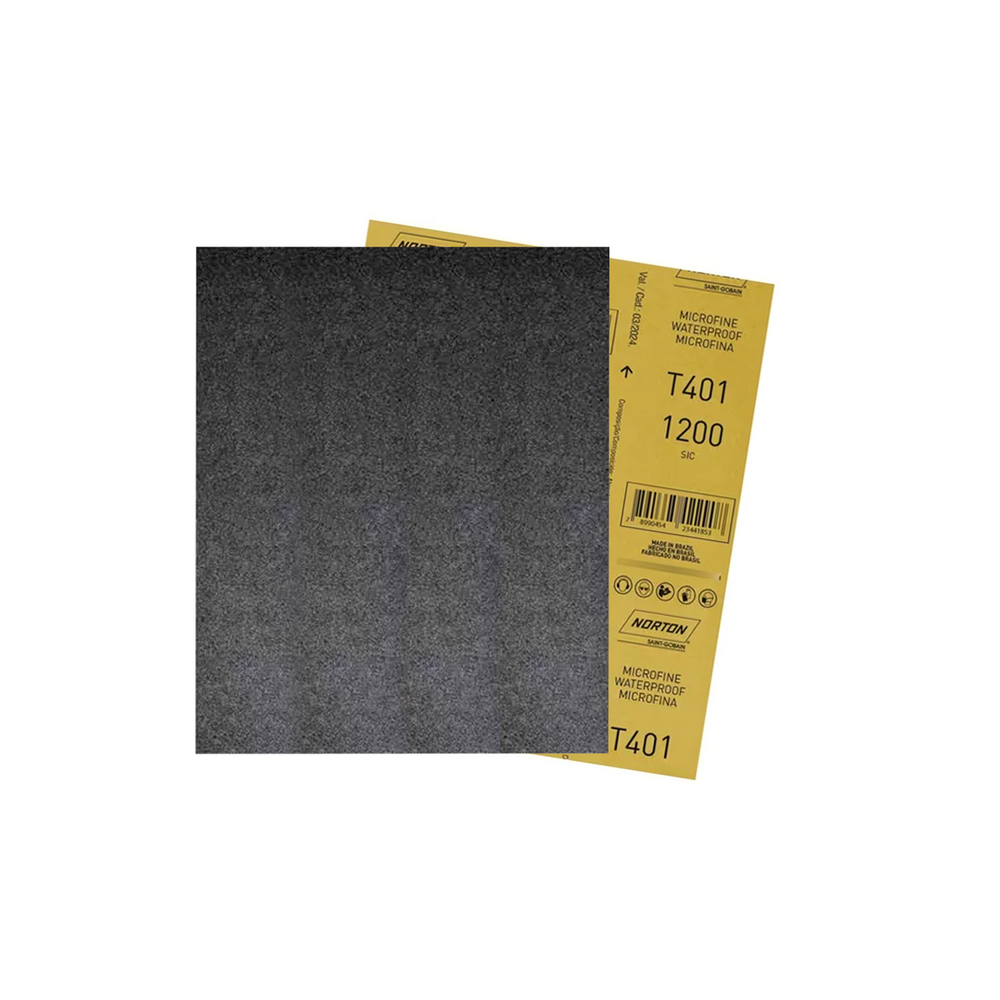 Lixa Microfina Agua | Gramatura 200 | T401 230x280 Folha Norton