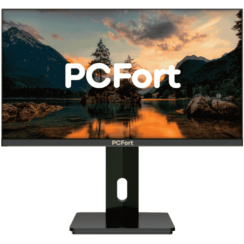 Monitor PCFort T2422 23,8” 100hz Led Full HD - HDMI - VGA - PIVOT com ajuste de altura