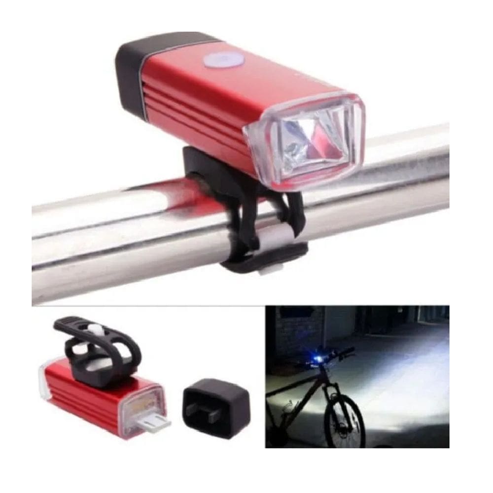 Luz dianteira de bicicleta+Luz traseira LED Cree de 180 lúmens