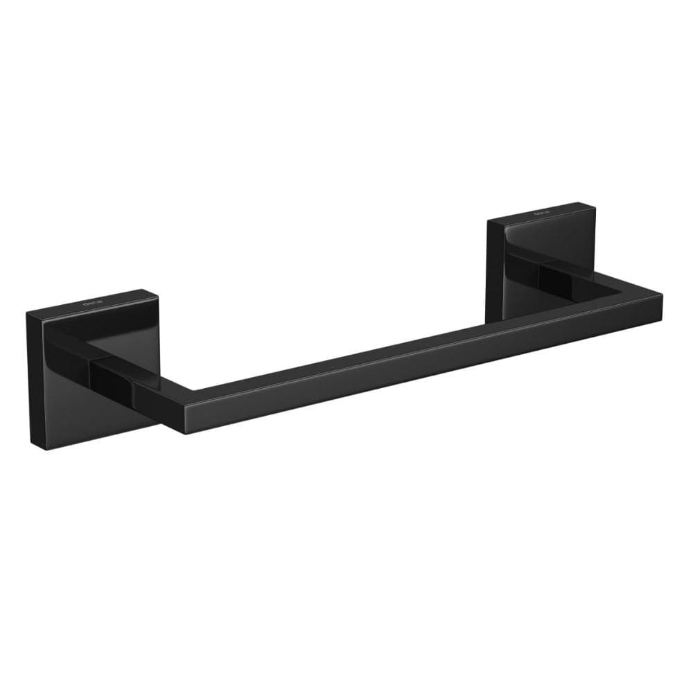 Porta Toalha Barra 20cm Black Noir Clean Deca
