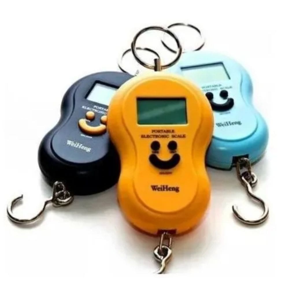 Mala de viagem com balança digital portátil de até 50 kg