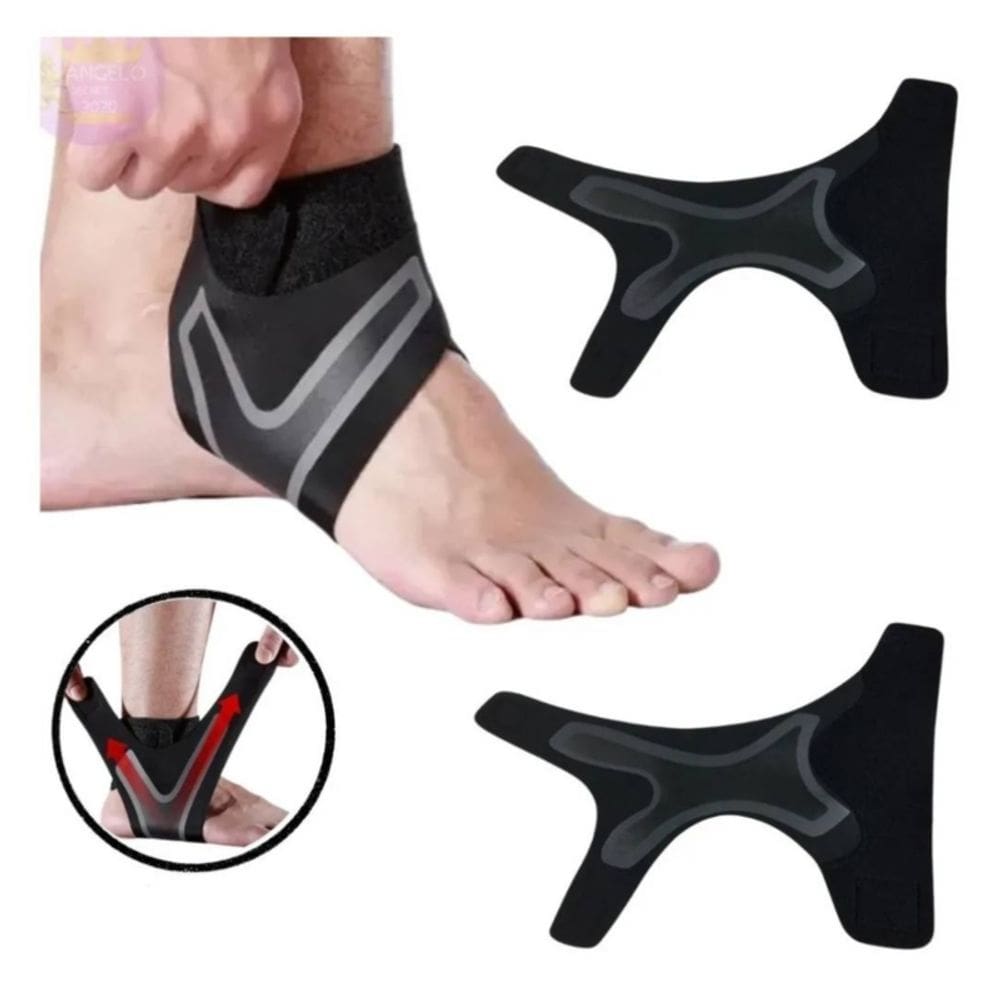 Pacote de tornozeleira com 2 unidades tamanho L para proteção esportiva