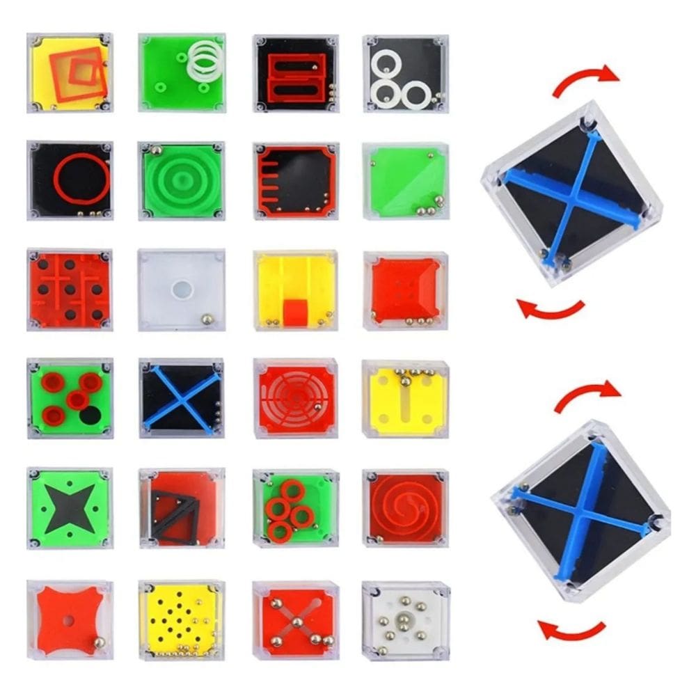 Jogo 12 Cubes Wit And Mental Skill, Mini IQ Cubes