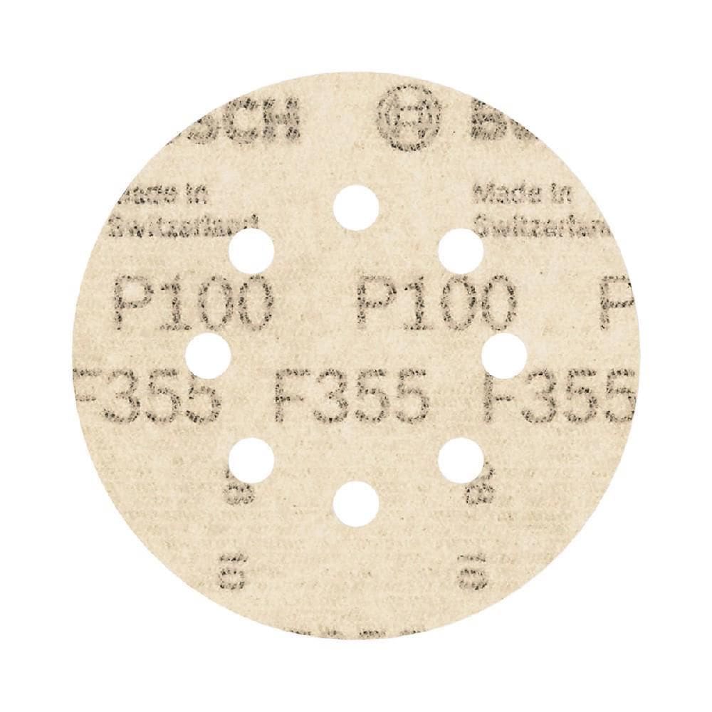 Disco De Lixa 125Mm Gr. 100 Com 5 Peças - Bosch