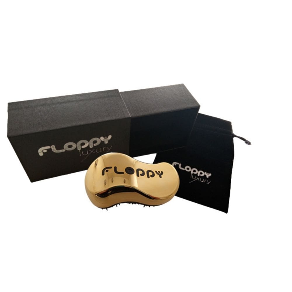 Escova de cabelo Spanish Floppy Luxury Gold 24K Antifrizz