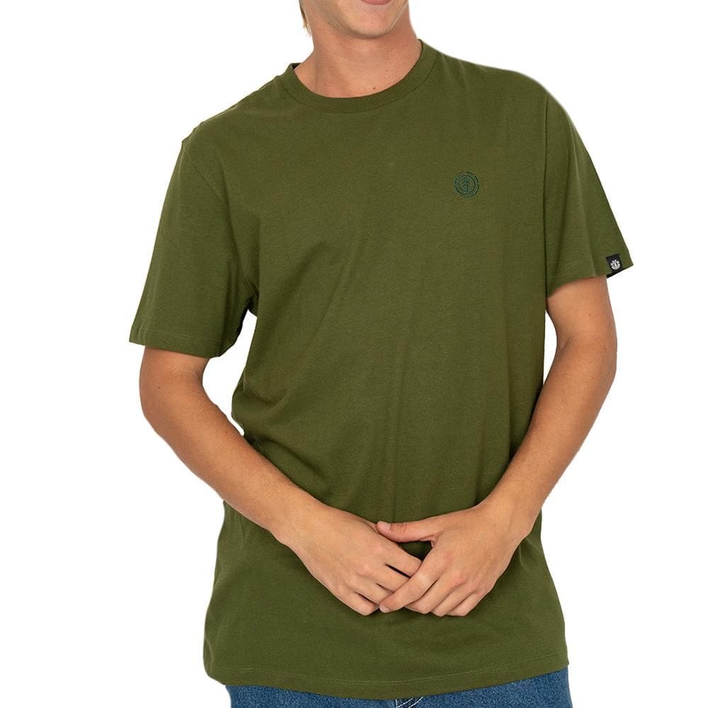Camiseta Element Mini Emb SM26 Masculina Verde