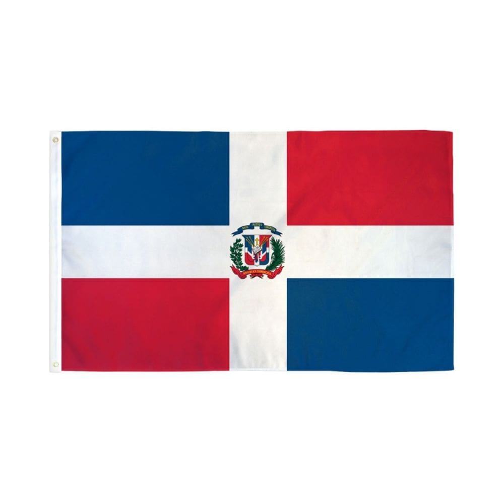 Bandeira da República Dominicana 90cm x 60cm Poliéster
