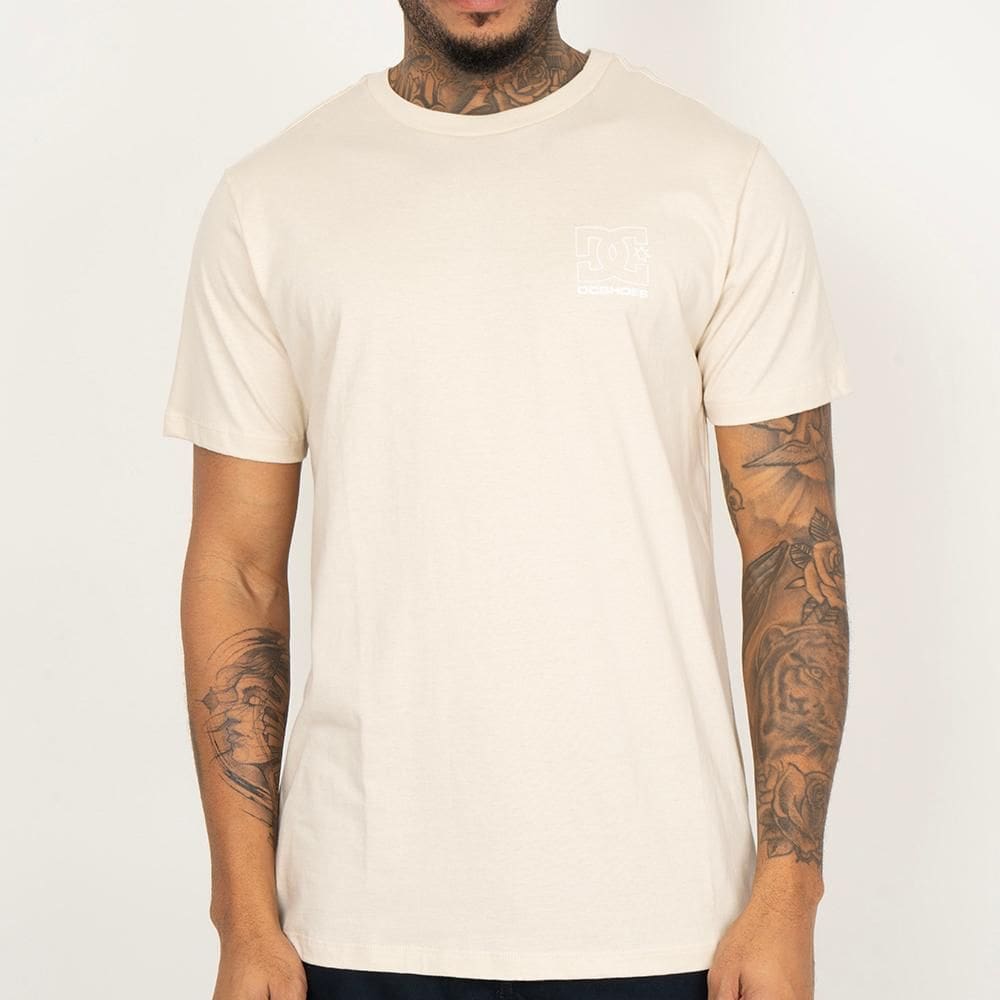 Camiseta DC Shoes Starco SM26 Masculina Bege