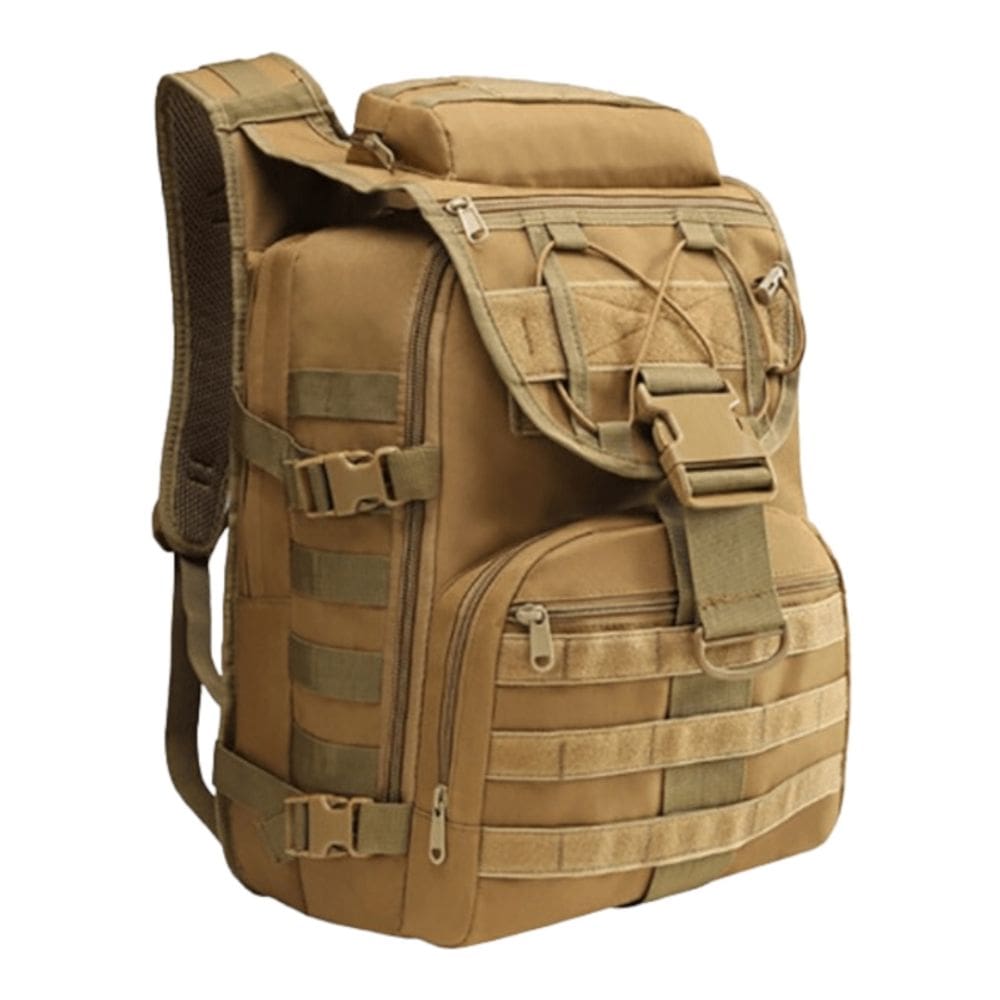 Mochila Tactica M12 40L com sistema Molle para caminhadas ao ar livre