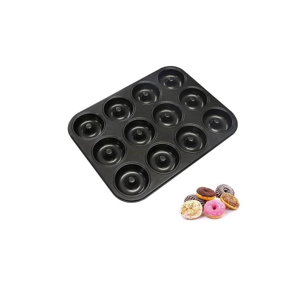 Molde de rosca entre moldes, 12 cavidades para assar