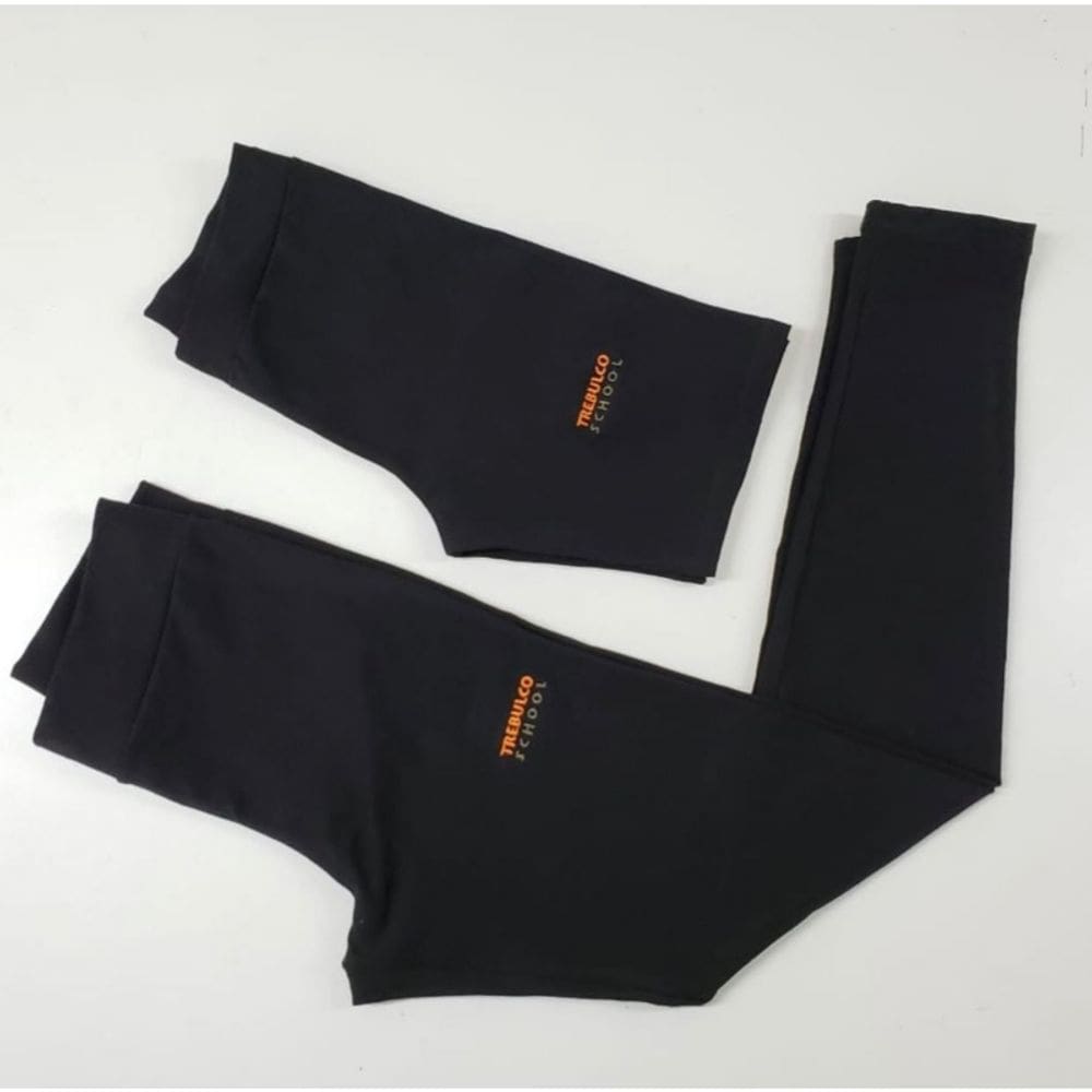 Uniformes esportivos juvenis Trebulco School de manga comprida 100% algodão