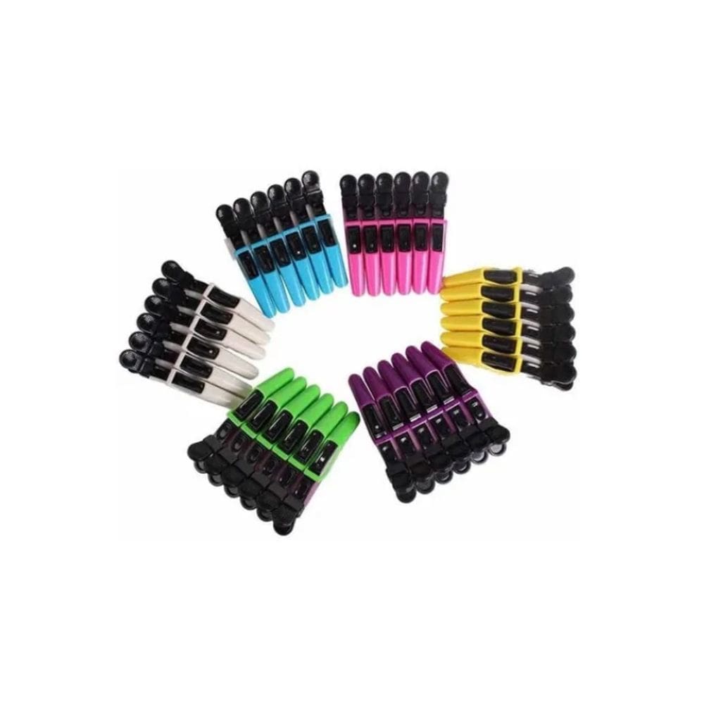 Conjunto de pinças de cabelo para cabeleireiro 30 peças
