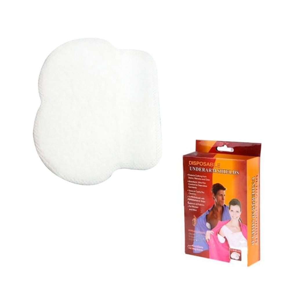 Pacote com 24 adesivos de proteção unissex para axilas