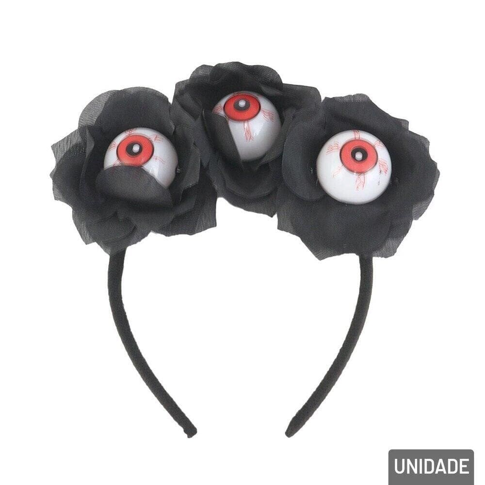 Tiara Halloween com Mini Olhos - Tudo em Caixa