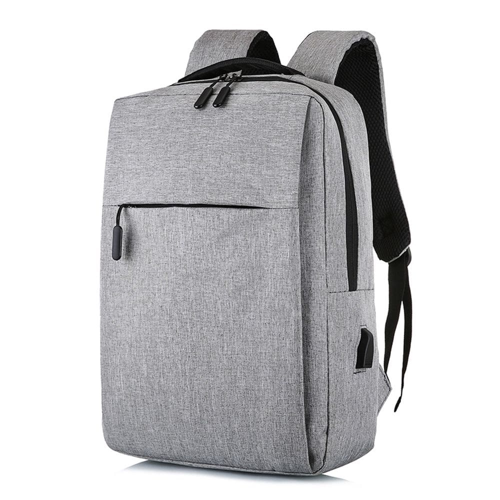 Mochila impermeável para laptop 39L com porta USB cinza 44x31x5cm