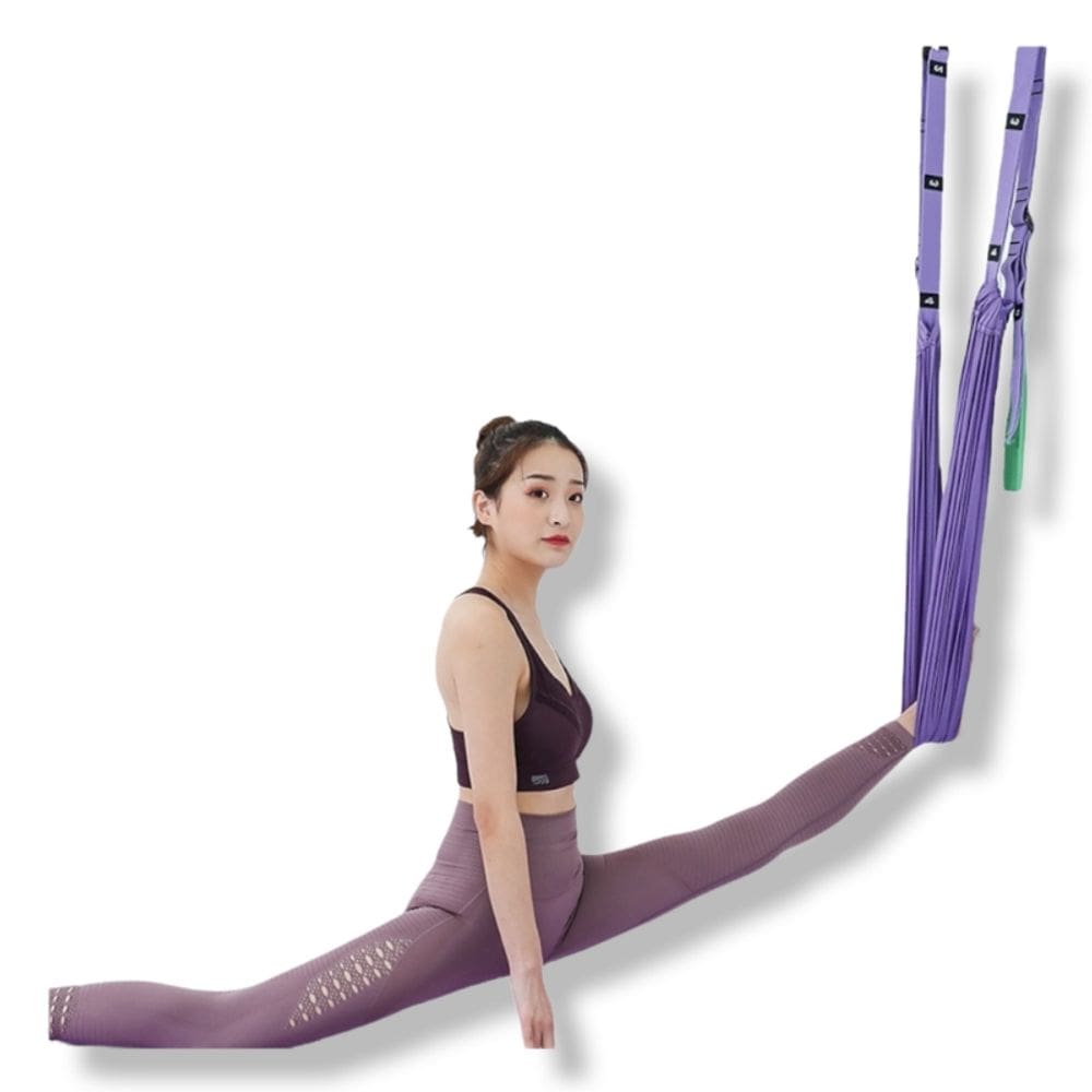 Alongamento e treinamento com corda de ar para ioga AN83