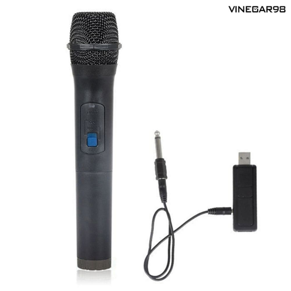 Microfone de karaokê sem fio MIKI IMPORTS USB com alcance de 20 m