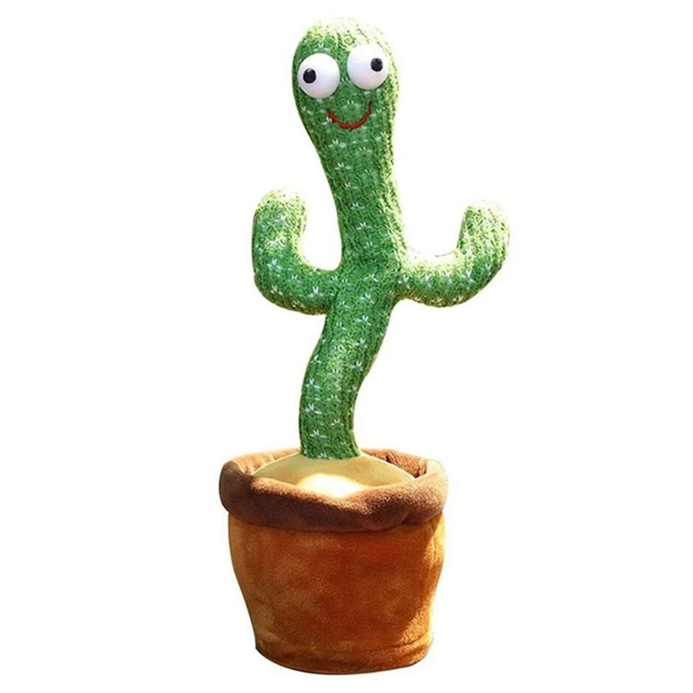 Brinquedo de pelúcia Cactus Dancer Repeat Sounds com 120 músicas de 32 cm