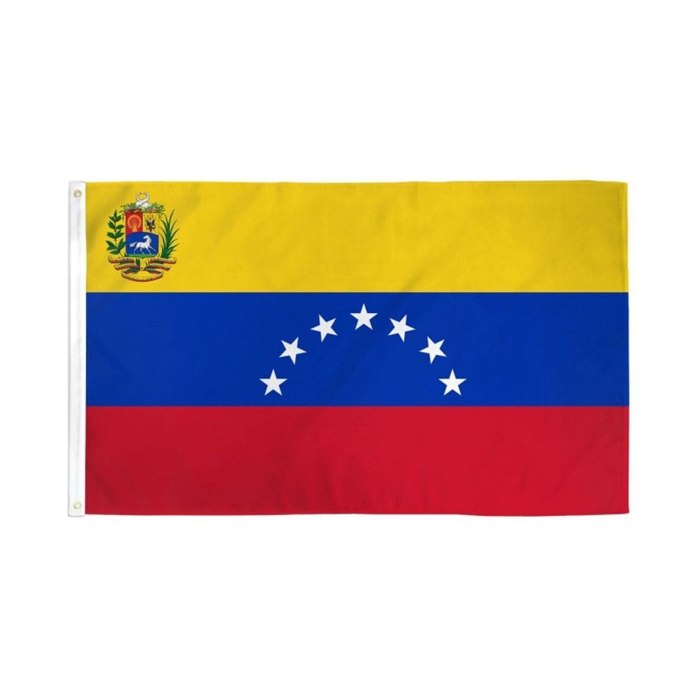 Bandeira Venezuela 7 estrelas 150cm x 90cm poliéster de alta qualidade
