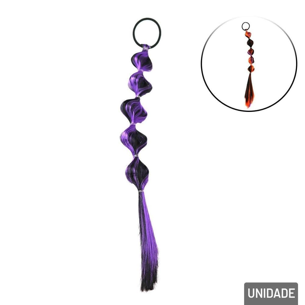 Elástico de Cabelo Halloween Trança Color - Tudo em Caixa