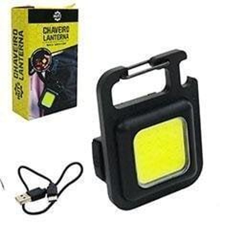 Lanterna Recarregável 30 LED com Gancho e Imã - Tudo em Caixa