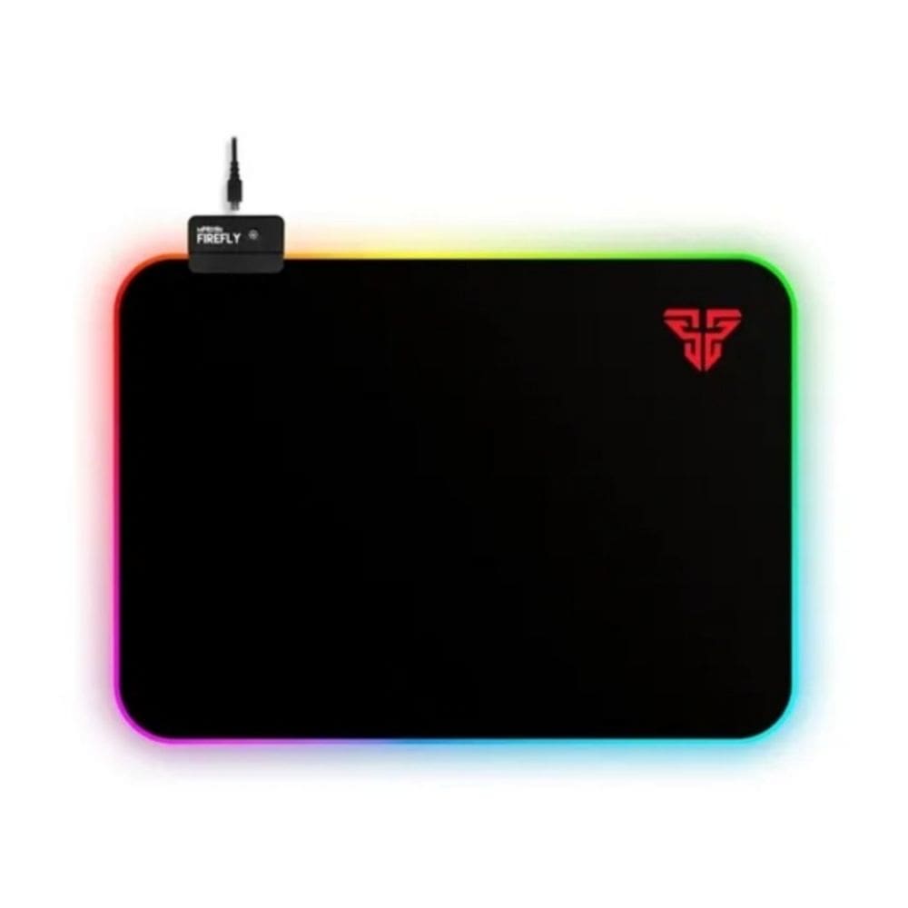 Mousepad Fantech Mpr351 Firefly Rgb Gaming Base de borracha