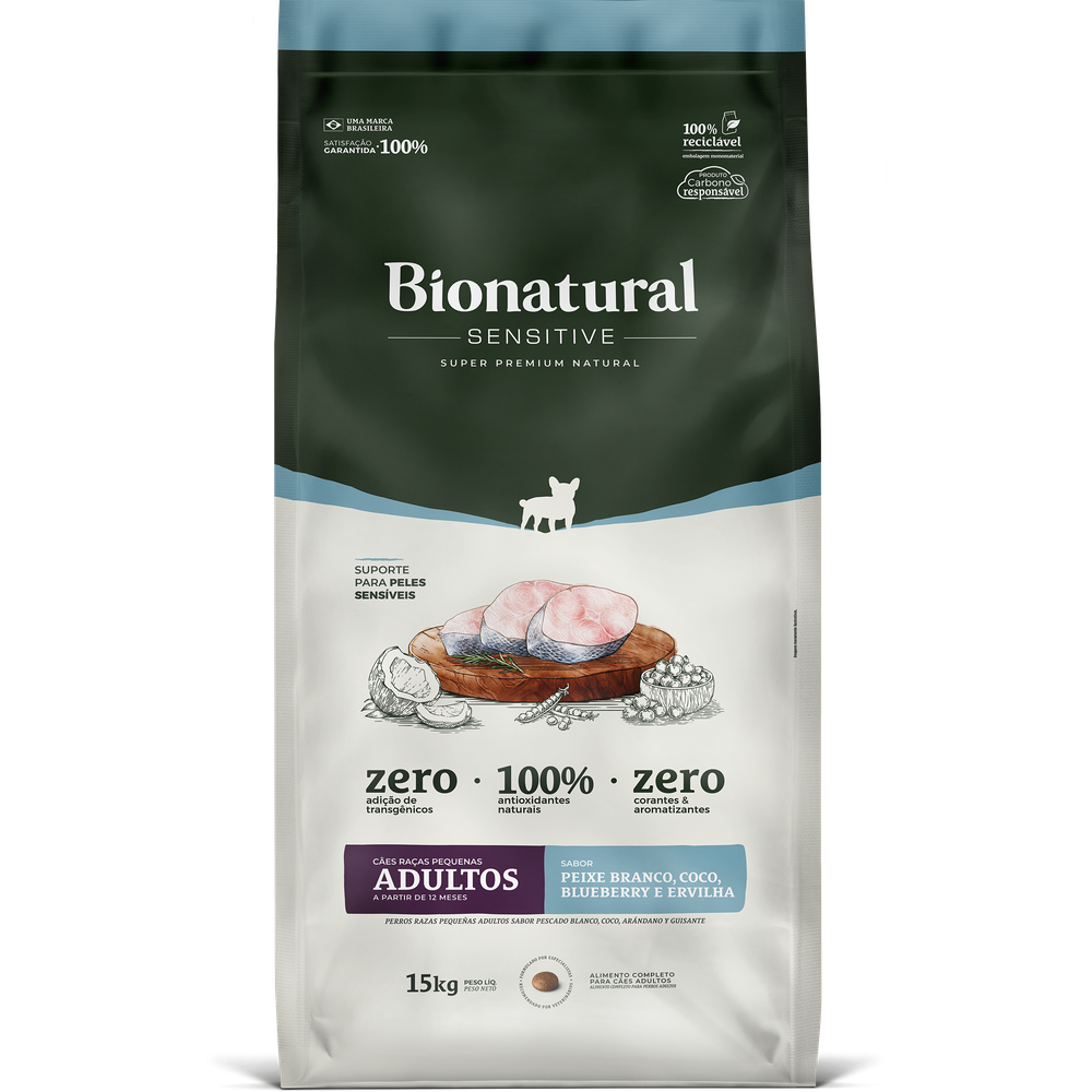 Racao Special Dog Bionatural Sensitive Adultos Raças Pequenas 15Kg