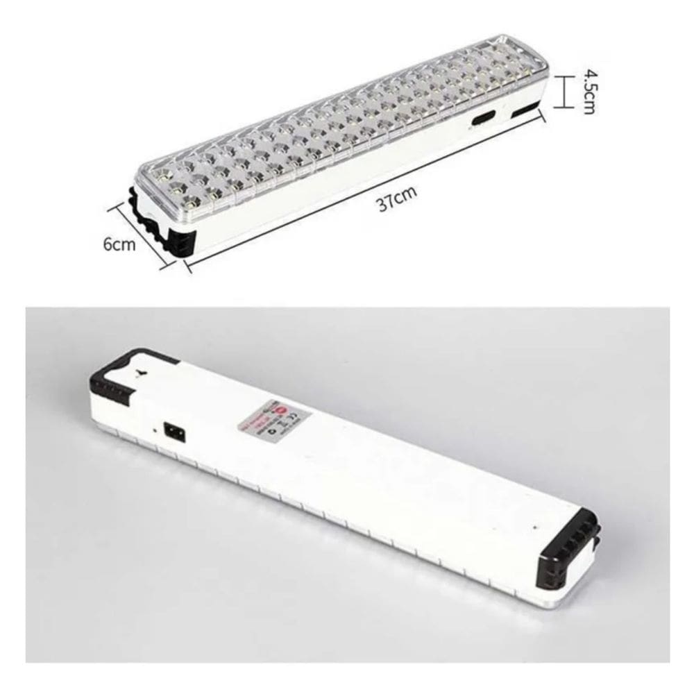 Luz de emergência Lâmpada portátil 60W recarregável 1380lm