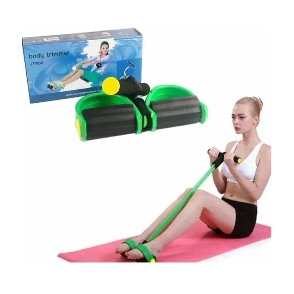 Sistema de exercícios Body Trimmer Exercício com faixa elástica