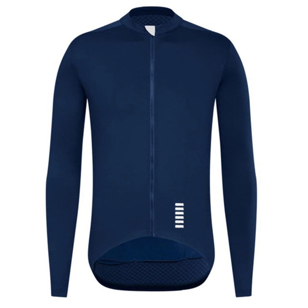Jersey de ciclismo de tricota de manga comprida YKYWBike para homens