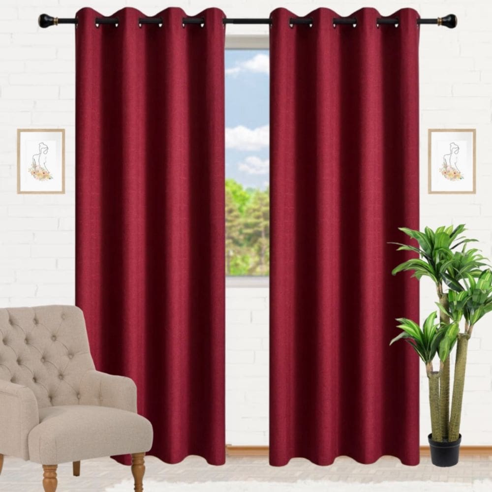 Conjunto de cortinas Blackout de 2 lençóis recheados de 140 x 230 cm