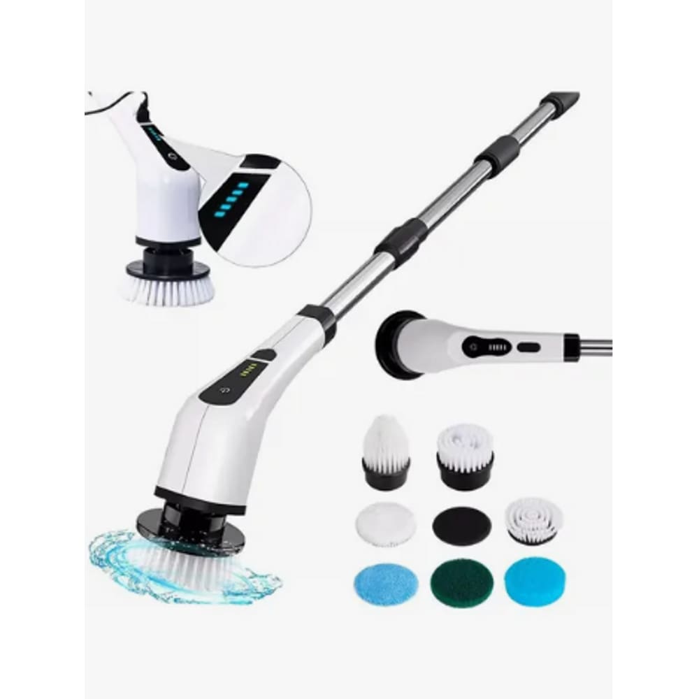 Escova de Limpeza Elétrica Multifuncional - Tudo em Caixa