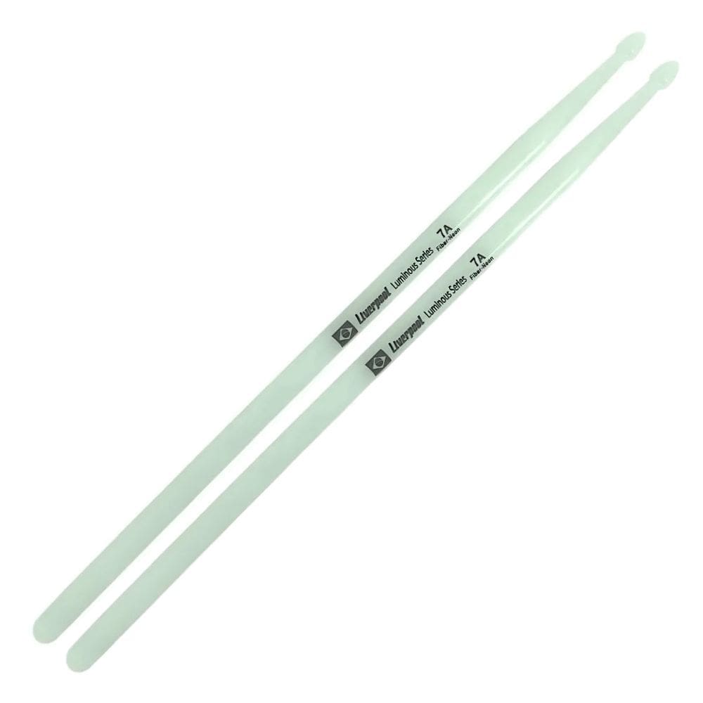 Baqueta Liverpool Neon Luminous Series Fluorescente 7A Branca