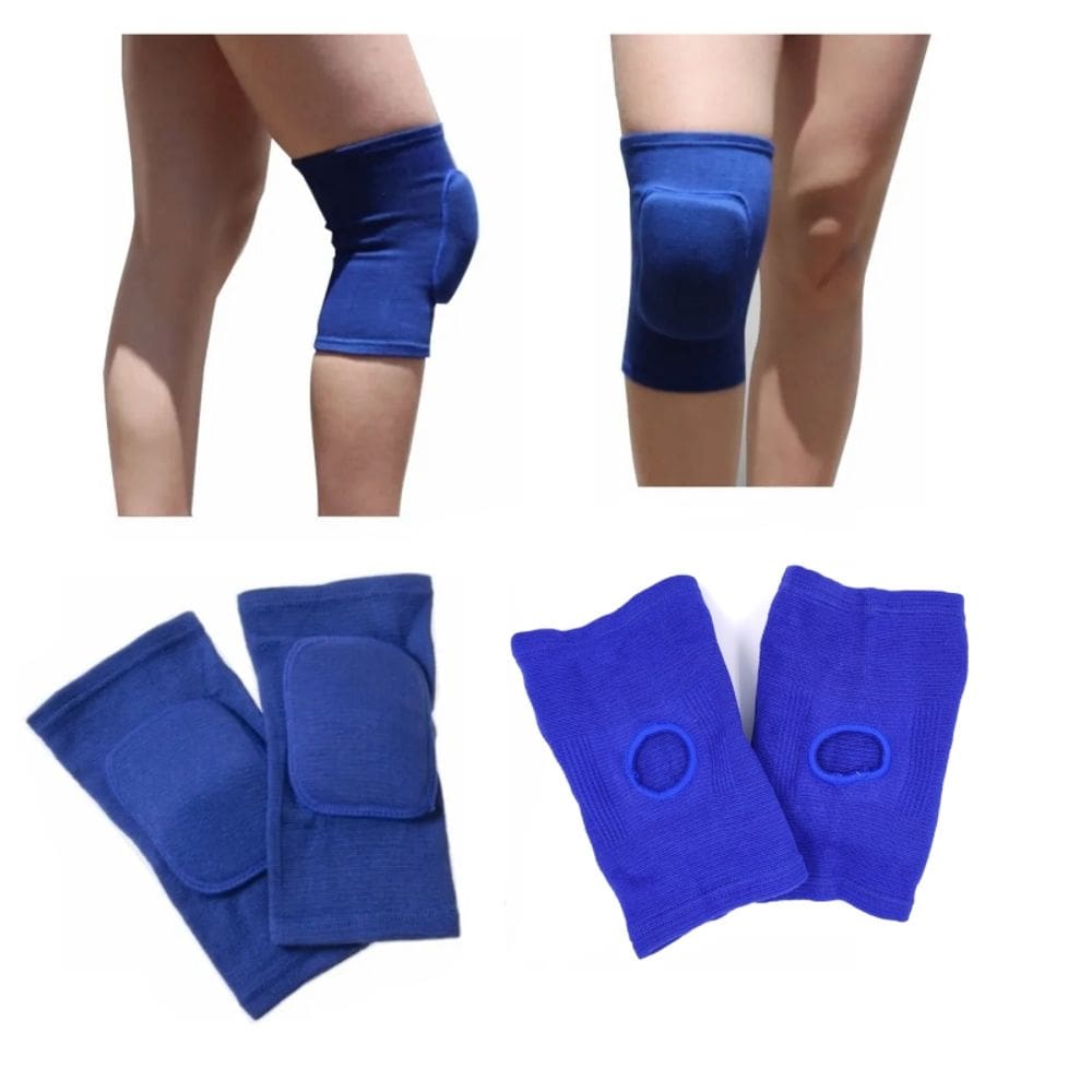 Joelheiras de voleibol SIBOTE ST3821 com almofada protetora azul