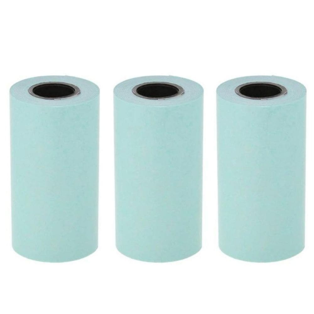 Impressora térmica de papel adesivo contínuo Rolls 57x30mm (3)