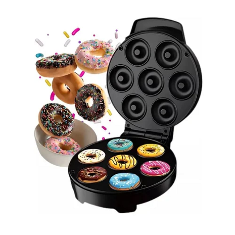 Máquina de Donuts 7 Furos 110V - Tudo em Caixa