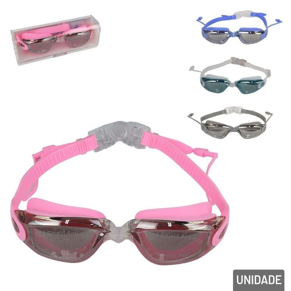 óculos de Natação Ajustável com Protetor Auricular - Tudo em Caixa