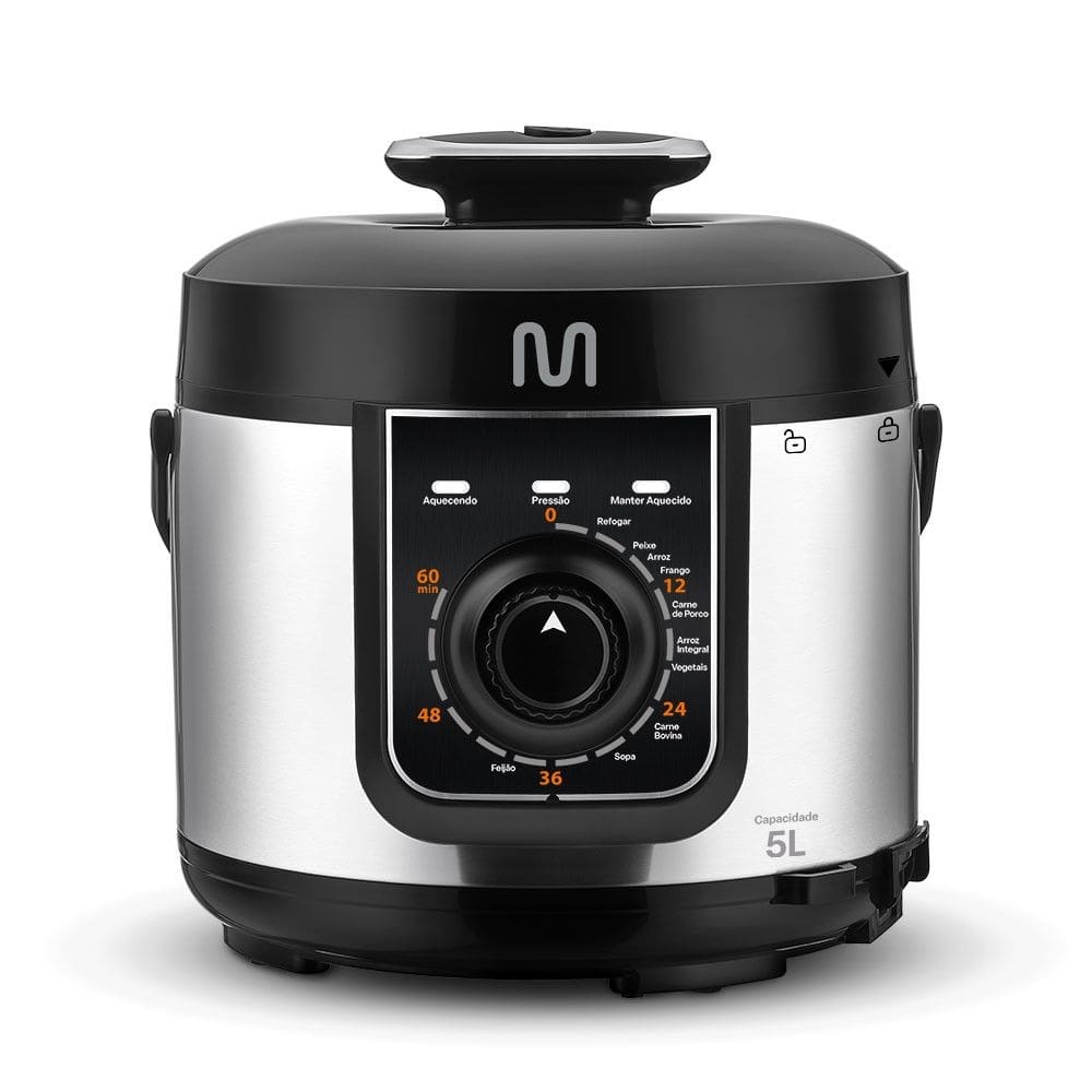 Panela de Pressão Elétrica 5 Litros 900w Multi 220v - GO084