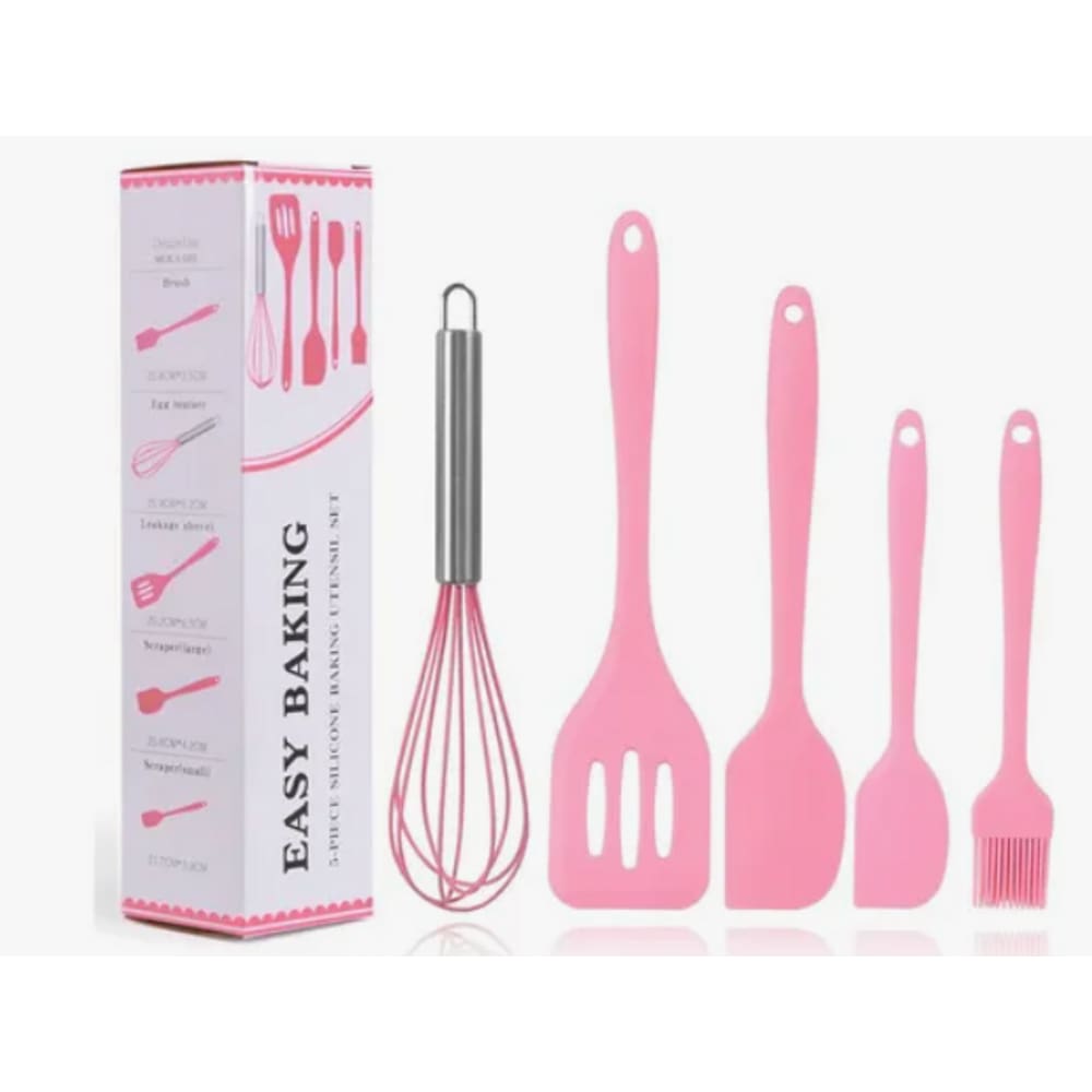 Conjunto De 5 Peças De Silicone - Tudo em Caixa