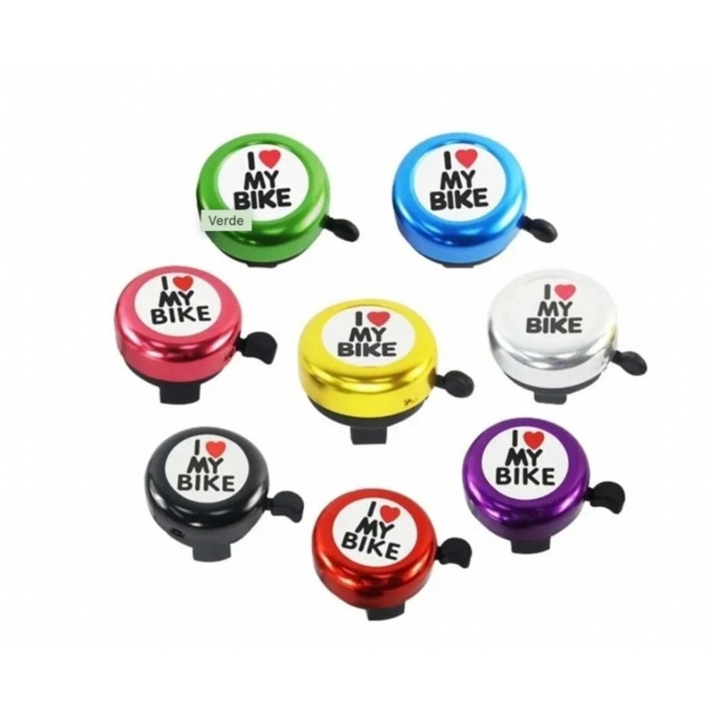 Buzina de bicicleta Design de campainha de bicicleta para guidão de 22-24 mm