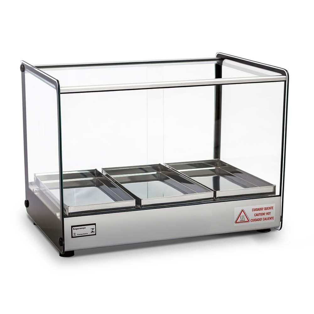 Estufa Quadrada EVR 3 Bandejas Titã EVR RETA COM LED 3B CINZA 127V