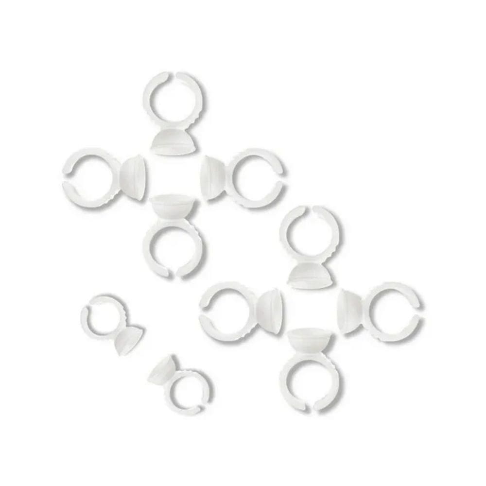 Anéis de cola para extensão de cílios x 50